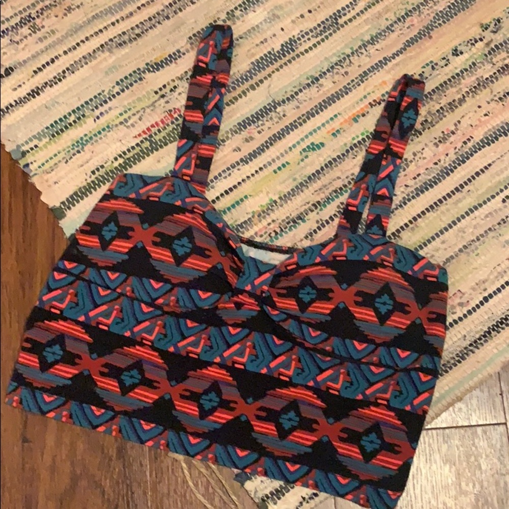 Fun Patterned Festival Top